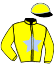 casaque portée par Donio G. jockey du cheval de course ELSA RUSH, information pmu ZETURF