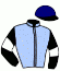 casaque portée par Houyvet S. jockey du cheval de course IGRISONI, information pmu ZETURF