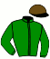 casaque portée par Desmontils Mlle C. jockey du cheval de course HOUSTON TUILERIE, information pmu ZETURF