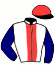 casaque portée par Planchenault Mlle L. jockey du cheval de course KHEOPS LA VALLEE, information pmu ZETURF