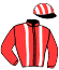 casaque portée par Gastineau J. jockey du cheval de course JULIETTE D'OO, information pmu ZETURF