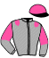 casaque portée par Nobili M. jockey du cheval de course HINOU DES HAZARDS (FR), information pmu ZETURF