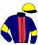 casaque portée par Mackay A. jockey du cheval de course BAGHIRA'S SON (DE), information pmu ZETURF