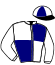 casaque portée par Breux S. jockey du cheval de course SILVER CRISTAL (US), information pmu ZETURF