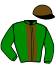 casaque portée par Brouard S. jockey du cheval de course GALET STED (FR), information pmu ZETURF