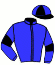 casaque portée par Blot Mlle M. jockey du cheval de course EASY TOUCH (FR), information pmu ZETURF