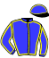 casaque portée par Monthule G. jockey du cheval de course IAGO CAYENNAIS (FR), information pmu ZETURF