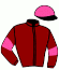 casaque portée par Thomas Dam. jockey du cheval de course GAMBADE GIL (AQ), information pmu ZETURF