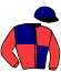 casaque portée par Monclin J. Ph. jockey du cheval de course FILLE A PAPA (FR), information pmu ZETURF