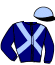 casaque portée par Abrivard A. jockey du cheval de course JAGUAR DU FAN, information pmu ZETURF