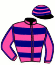 casaque portée par Roussel Léo jockey du cheval de course INFINITY SWEET, information pmu ZETURF