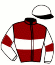 casaque portée par Beaurain T. jockey du cheval de course JALISKA BAIE, information pmu ZETURF