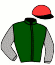 casaque portée par Howie N. jockey du cheval de course SANTA MONTA, information pmu ZETURF