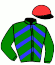casaque portée par Nailov-ferhanov S. jockey du cheval de course JOUR DE STAR, information pmu ZETURF