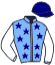 casaque portée par Planque S. jockey du cheval de course GAZZIA, information pmu ZETURF casaque portée par Planque S. jockey du cheval de course GAZZIA, information pmu ZETURF