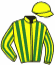 casaque portée par Grosbois Chr. jockey du cheval de course KIM DE GAUDEL, information pmu ZETURF casaque portée par Grosbois Chr. jockey du cheval de course KIM DE GAUDEL, information pmu ZETURF