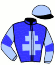 casaque portée par Barrier A. jockey du cheval de course HEROS DE CHOISEL, information pmu ZETURF casaque portée par Barrier A. jockey du cheval de course HEROS DE CHOISEL, information pmu ZETURF