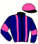 casaque portée par Raffin O. jockey du cheval de course KOOL GEORGES, information pmu ZETURF casaque portée par Raffin O. jockey du cheval de course KOOL GEORGES, information pmu ZETURF