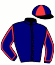 casaque portée par Dollion A. jockey du cheval de course KOMINA, information pmu ZETURF