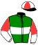 casaque portée par Foure Ch. jockey du cheval de course LOUP D'HUMOUR, information pmu ZETURF