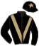 casaque portée par Barbe Hen. jockey du cheval de course MANSSOURIO, information pmu ZETURF