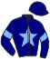 casaque portée par Flament B. jockey du cheval de course SOIZIYA, information pmu ZETURF