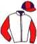casaque portée par Marie Benj. jockey du cheval de course KIMWEL D'OLIVATE, information pmu ZETURF