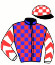 casaque portée par Remoue Pie. jockey du cheval de course LE SICILIEN, information pmu ZETURF casaque portée par Remoue Pie. jockey du cheval de course LE SICILIEN, information pmu ZETURF
