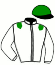 casaque portée par Barrier A. jockey du cheval de course GO TO DE HOUELLE, information pmu ZETURF