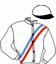 casaque portée par Locqueneux D. jockey du cheval de course MY DREAM ART, information pmu ZETURF
