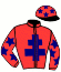 casaque portée par Le Beller T. jockey du cheval de course JIVAGO FLASH, information pmu ZETURF