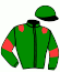casaque portée par Corbin S. jockey du cheval de course INA BAC'S, information pmu ZETURF