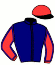 casaque portée par Potier Mat. jockey du cheval de course IROISE DE LAVAU, information pmu ZETURF