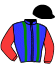 casaque portée par Raffin O. jockey du cheval de course FREEDOM, information pmu ZETURF