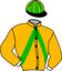 casaque portée par Langlois N. jockey du cheval de course KARL DE PEN GUEN, information pmu ZETURF casaque portée par Langlois N. jockey du cheval de course KARL DE PEN GUEN, information pmu ZETURF