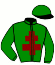 casaque portée par Trullier T. jockey du cheval de course SERMANDAKFI (FR), information pmu ZETURF