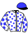 casaque portée par Cheminaud V. jockey du cheval de course ASTERELLA (FR), information pmu ZETURF