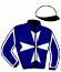 casaque portée par Guyon M. jockey du cheval de course A HEAD AHEAD (DE), information pmu ZETURF