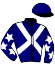 casaque portée par Peslier Mlle M. jockey du cheval de course CLORINDA (IE), information pmu ZETURF