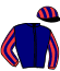 casaque portée par Maillot S. jockey du cheval de course HIGH TECH (FR), information pmu ZETURF