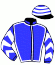 casaque portée par Hardouin E. jockey du cheval de course REINA MADRE (IE), information pmu ZETURF