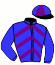 casaque portée par Nicco Mlle A. jockey du cheval de course MANEKI NEKO (FR), information pmu ZETURF