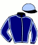casaque portée par Peslier Mlle M. jockey du cheval de course QUEENHOPE (FR), information pmu ZETURF