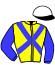 casaque portée par Journiac H. jockey du cheval de course QUARANTINI (DE), information pmu ZETURF
