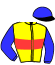 casaque portée par Mosse G. jockey du cheval de course CIMA STAR (IE), information pmu ZETURF