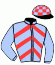 casaque portée par Michel Mlle Mic. jockey du cheval de course SERMANDAKFI (FR), information pmu ZETURF