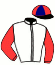 casaque portée par Congiu G. jockey du cheval de course EUSTACHE (FR), information pmu ZETURF