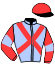 casaque portée par Demuro C. jockey du cheval de course DEEP BOND (JP), information pmu ZETURF