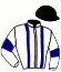 casaque portée par Mosse G. jockey du cheval de course SHANNKIYR (US), information pmu ZETURF