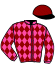 casaque portée par Justum M. jockey du cheval de course KER WELEN (FR), information pmu ZETURF